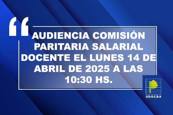 UDOCBA - AUDIENCIA COMISIÓN PARITARIA SALARIAL DOCENTE-0