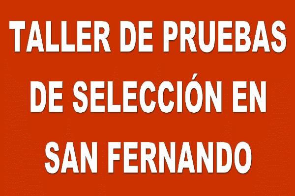 Taller Pruebas de Selección 10/03/2018