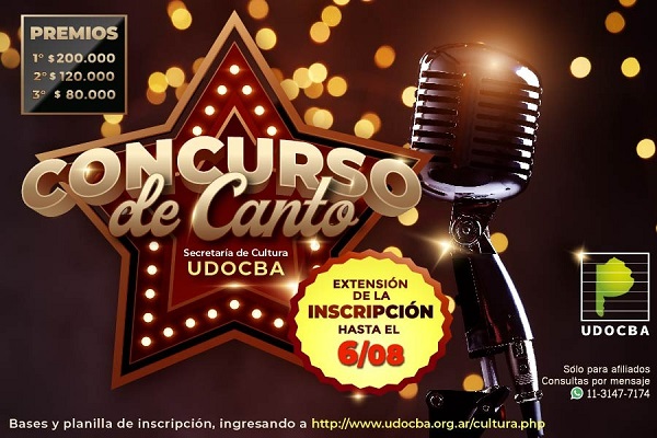 UDOCBA CONCURSO DE CANTO UDOCBA 2023-0