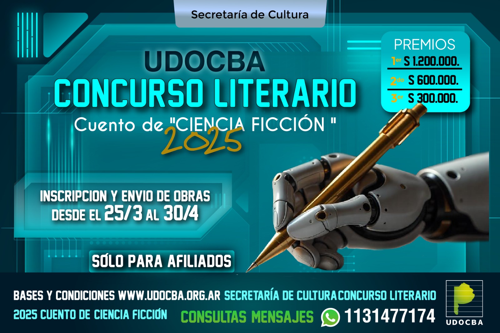 UDOCBA Concurso Literario UDOCBA 2025-0