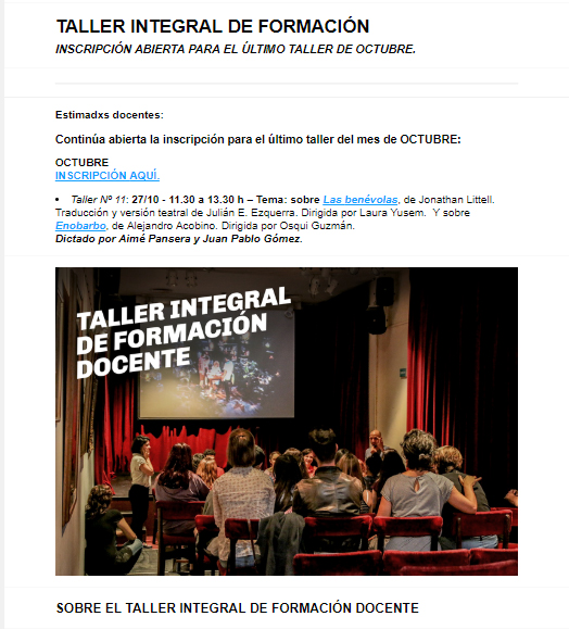 TALLER INTEGRAL DE FORMACIÓN