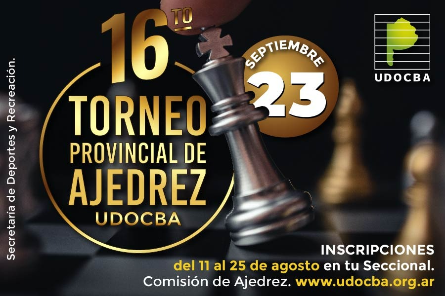 UDOCBA 16 ° TORNEO PROVINCIAL DE AJEDREZ-0