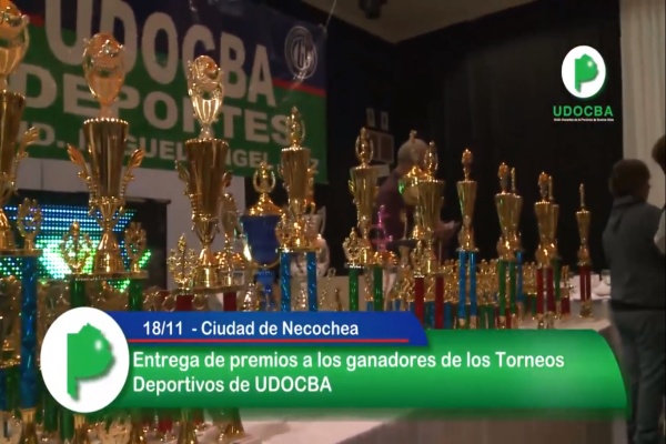UDOCBA Entrega de premios Torneos UDOCBA