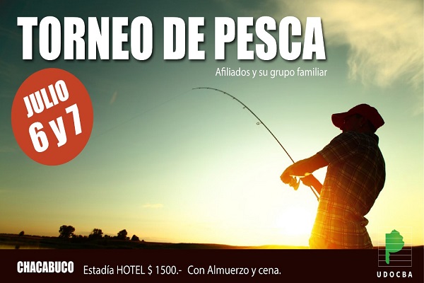 UDOCBA Torneo de Pesca 6 y 7 de Julio