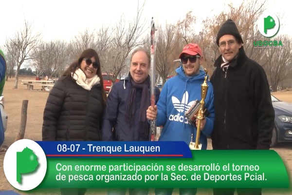 UDOCBA Torneo de pesca en Trenque Lauquen 08/07/2018