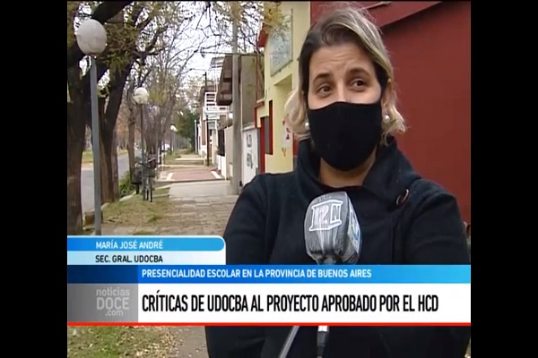 UDOCBA - PRESENCIALIDAD ESCOLAR: CRÍTICAS DE UDOCBA AL PROYECTO APROBADO EN EL HCD