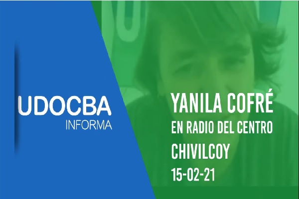 UDOCBA - Yanila Cofré en FM del Centro de Chivilcoy